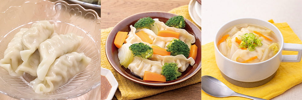 頑固餃子のレシピ例