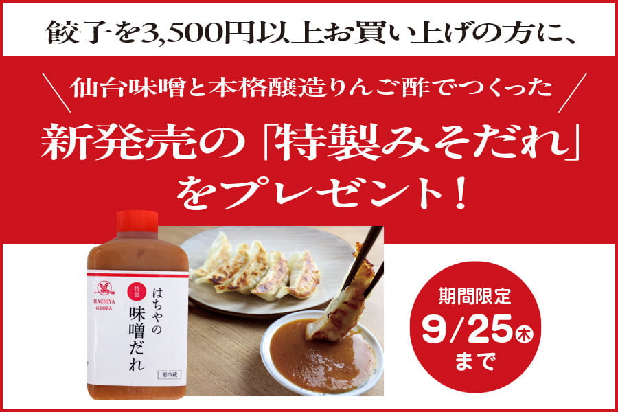 特製みそだれプレゼントキャンペーン