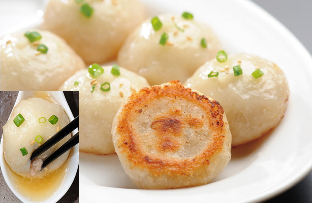 餃子専門店の焼き小籠包